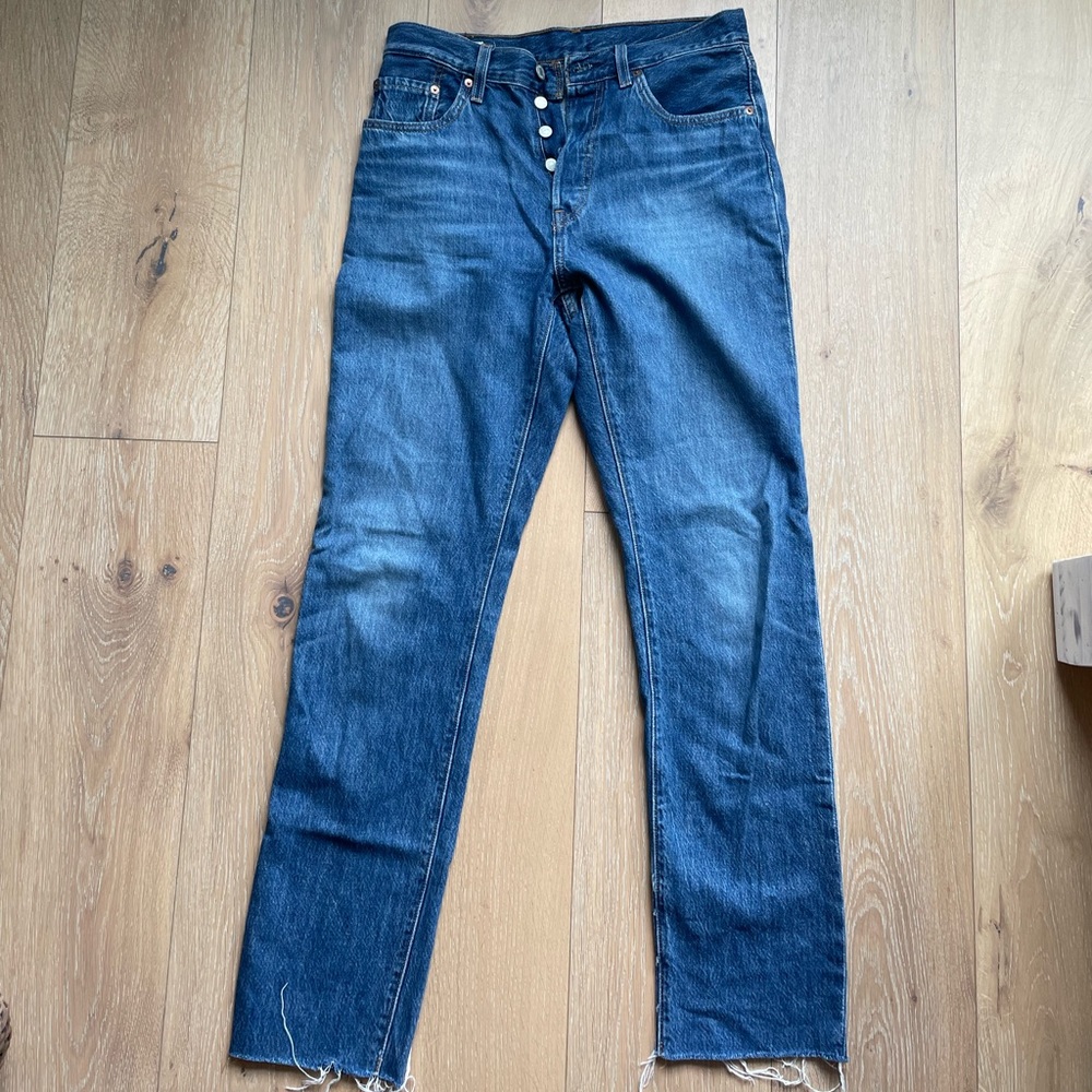 Levi’s New Cropped 501s